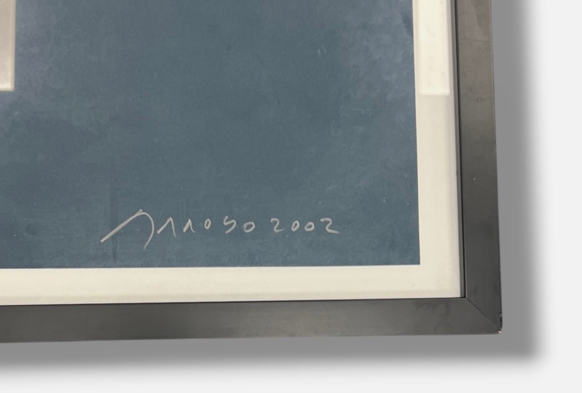 Eduardo Arroyo "La Ciudad. de Los Sentidos I" Limited Signed Wall Art, 160x46 cm