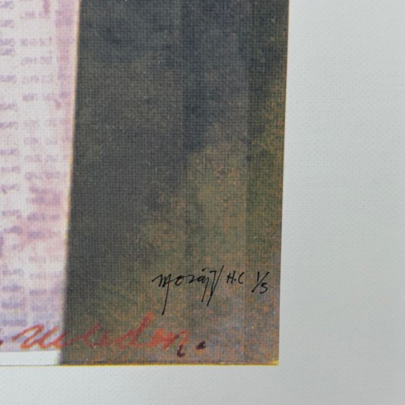 Ronald Morán "Ensayo Sobre La Materia III" H.C., Limited Signed Fine Wall Art