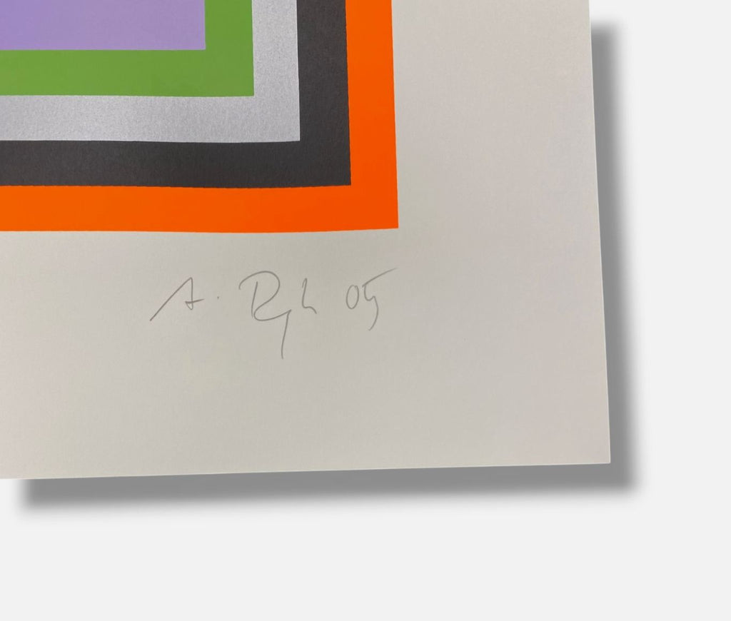 Anselm Reyle "Ohne Titel II" H.C. 2005 Limited Signed Wall Art Print 82 x 70 cm