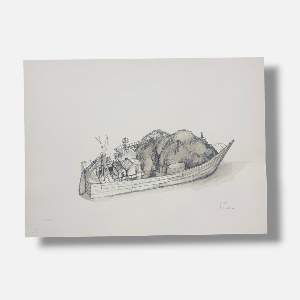 KCHO "Archipelago III" 2004 P.T. Limited Signed Fine Wall Art Print 50L x 70W cm