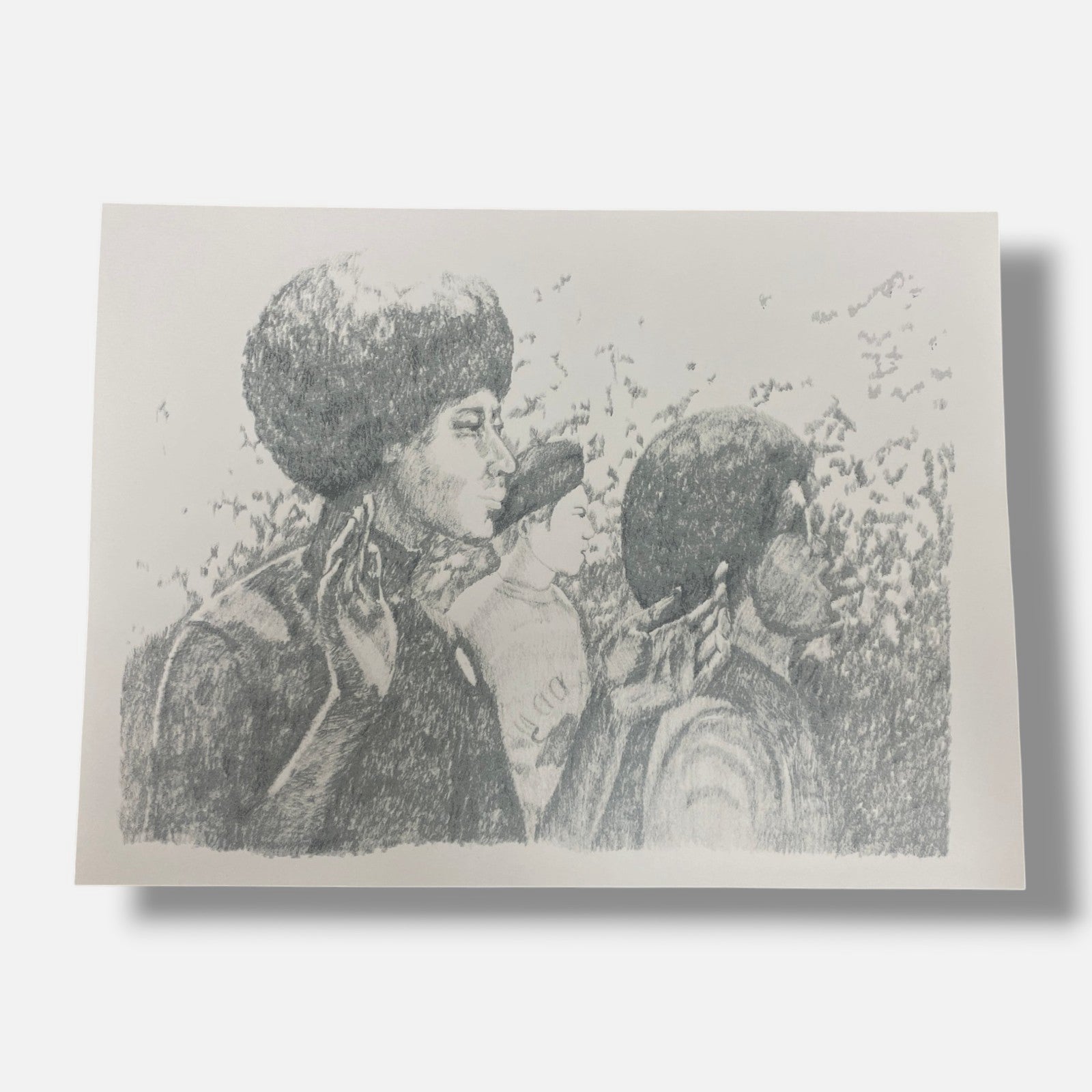 Elke Marhöfer "Angela Davis" Fine Wall Art 4-Piece Set | 11.5 x 16" in