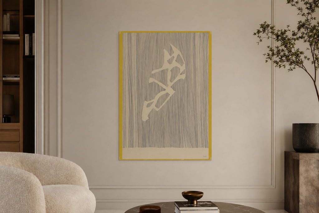 Laura Lio "Ala 2 (blanca)" 2003 P.T. Limited Signed Unframed Wall Art 98Lx65W cm