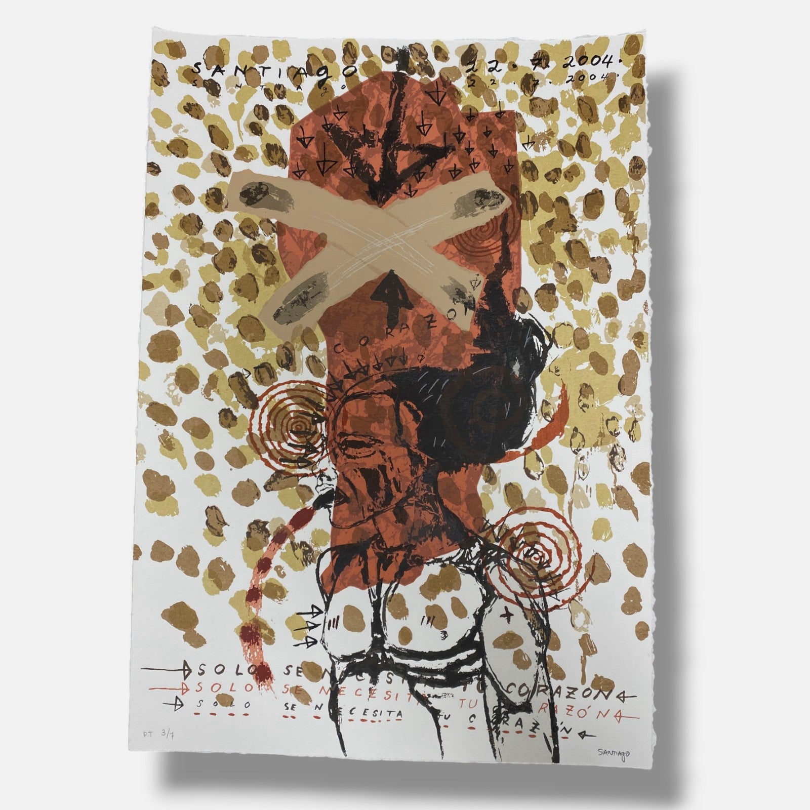 Santiago Rodríguez Olazába "La Huella" 2004 Fine Wall Art 6-Piece Set