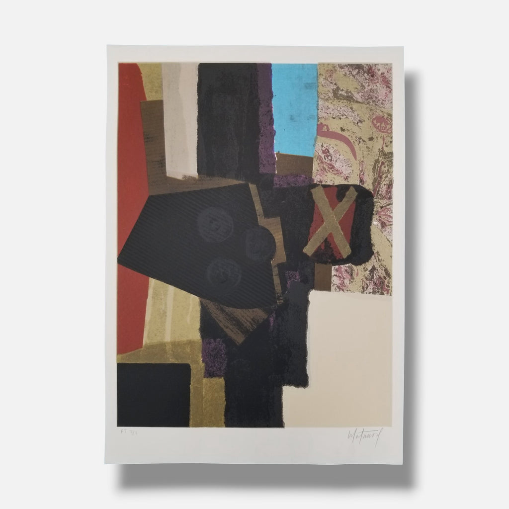 Osvaldo Matamoros "S/T I" 2004 P.T. Limited Signed Fine Wall Art Print