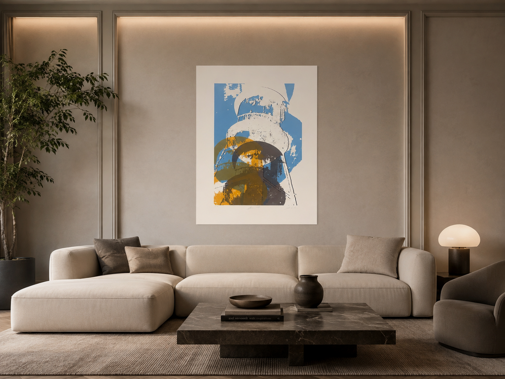 Augusto Andrade Diaz "Agua XXIV" 2005 Limited Signed Fine Wall Art 100L x 70W cm