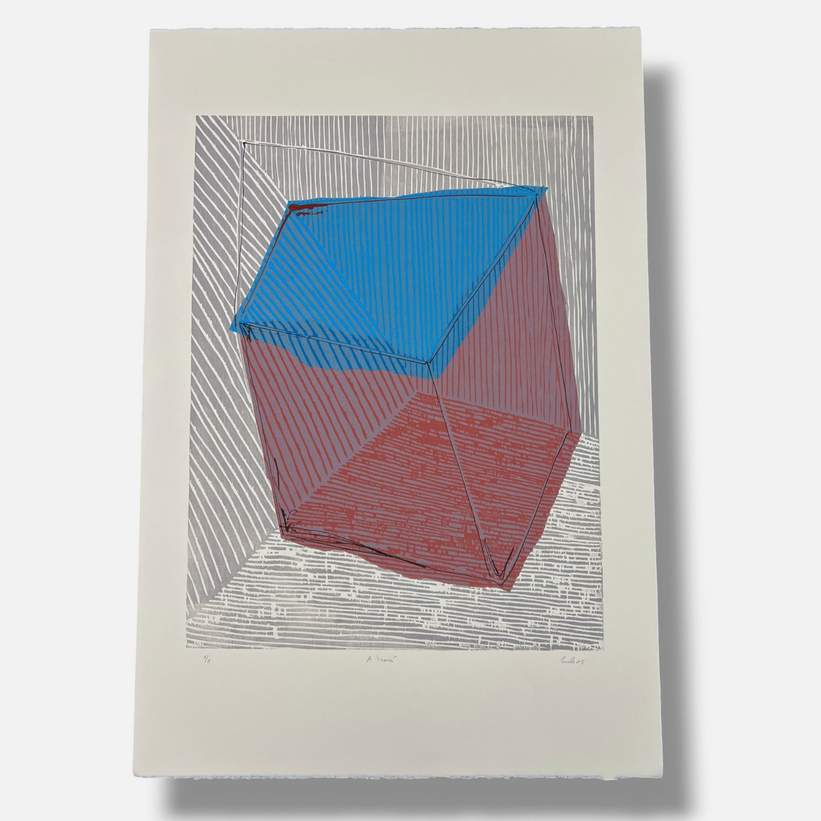 Erik Kirksaether "A Traves" 2005 Limited Signed Fine Wall Art Print, 112 x 76 cm