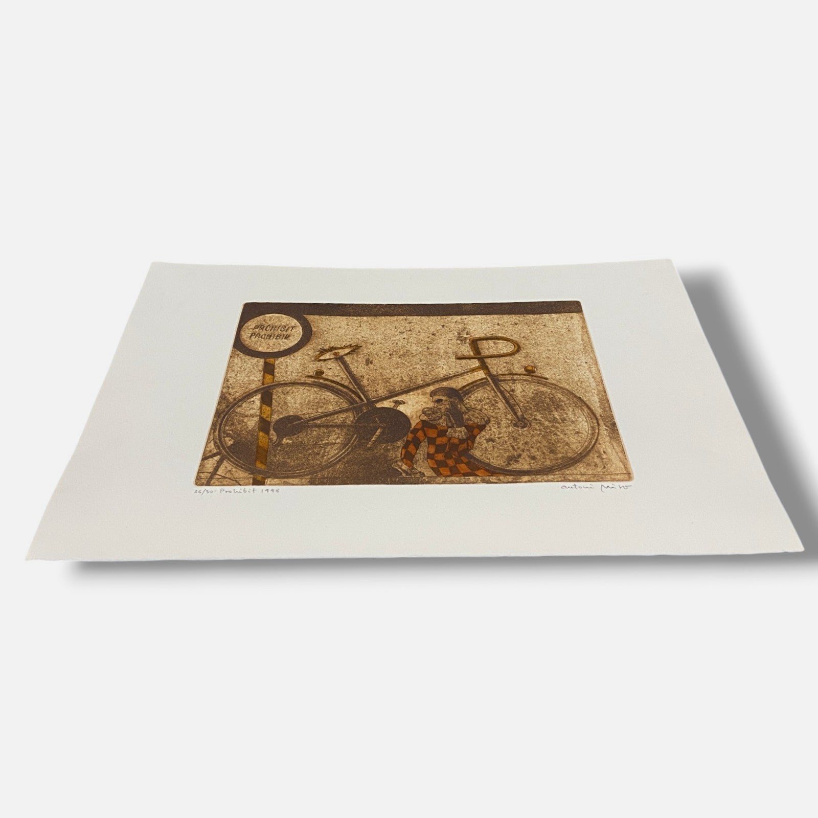 Antoni Miró Bravo "Pica i Vola" Fine Wall Art | 15 x 21"