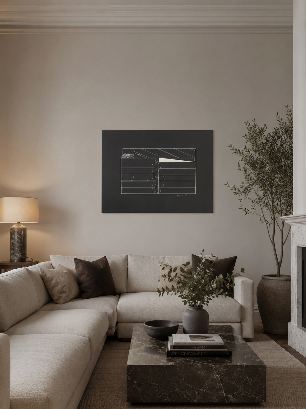 Wanda Pimentel De Carvalho "Involucro III" Signed Limited Wall Art Print 50x70cm