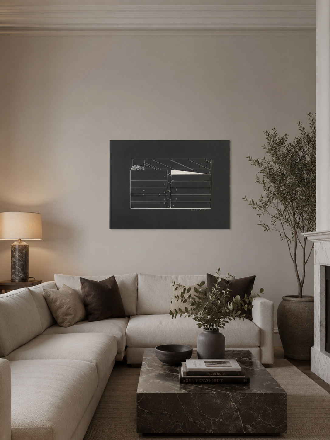 Wanda Pimentel De Carvalho "Involucro III" Signed Limited Wall Art Print 50x70cm