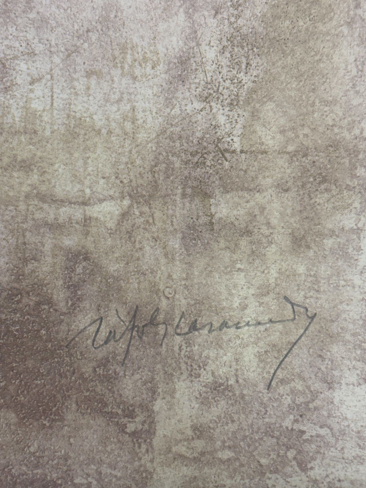 Albert Ràfols-Casamada "Horta" H.C. 2004 Limited Signed Wall Art Print 50x65 cm