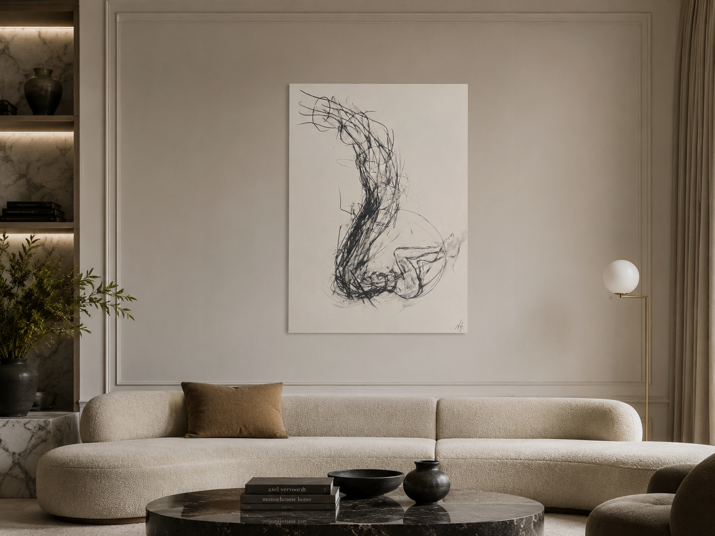 Natalia Granada "Vigilia V" P.T. 2005 Signed Limited Fine Wall Art 76 x 54 cm