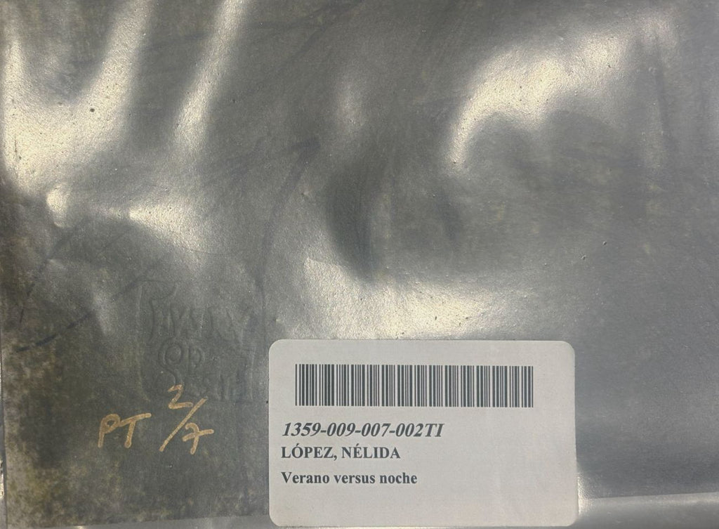 Nélida López Martínez "Verano Versus Noche" 2003 P.T. Limited Signed Art 68Lx98W