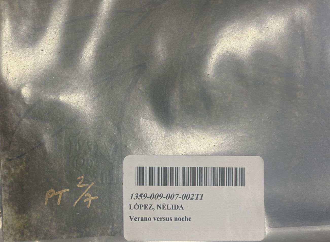 Nélida López Martínez "Verano Versus Noche" 2003 P.T. Limited Signed Art 68Lx98W