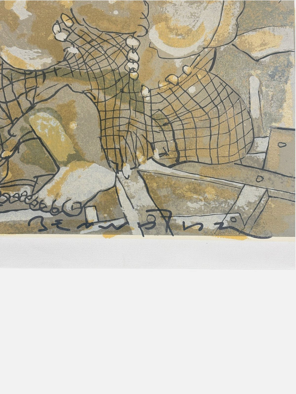 Joan Bennàssar Vives "Tardo al Mol" 2000 Limited Signed Fine Wall Art 50Lx70W cm