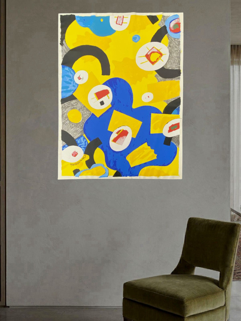 Keiko Mataki "Agua Luna II" 2004 Limited Signed Wall Art Print | 100 x 73 cm