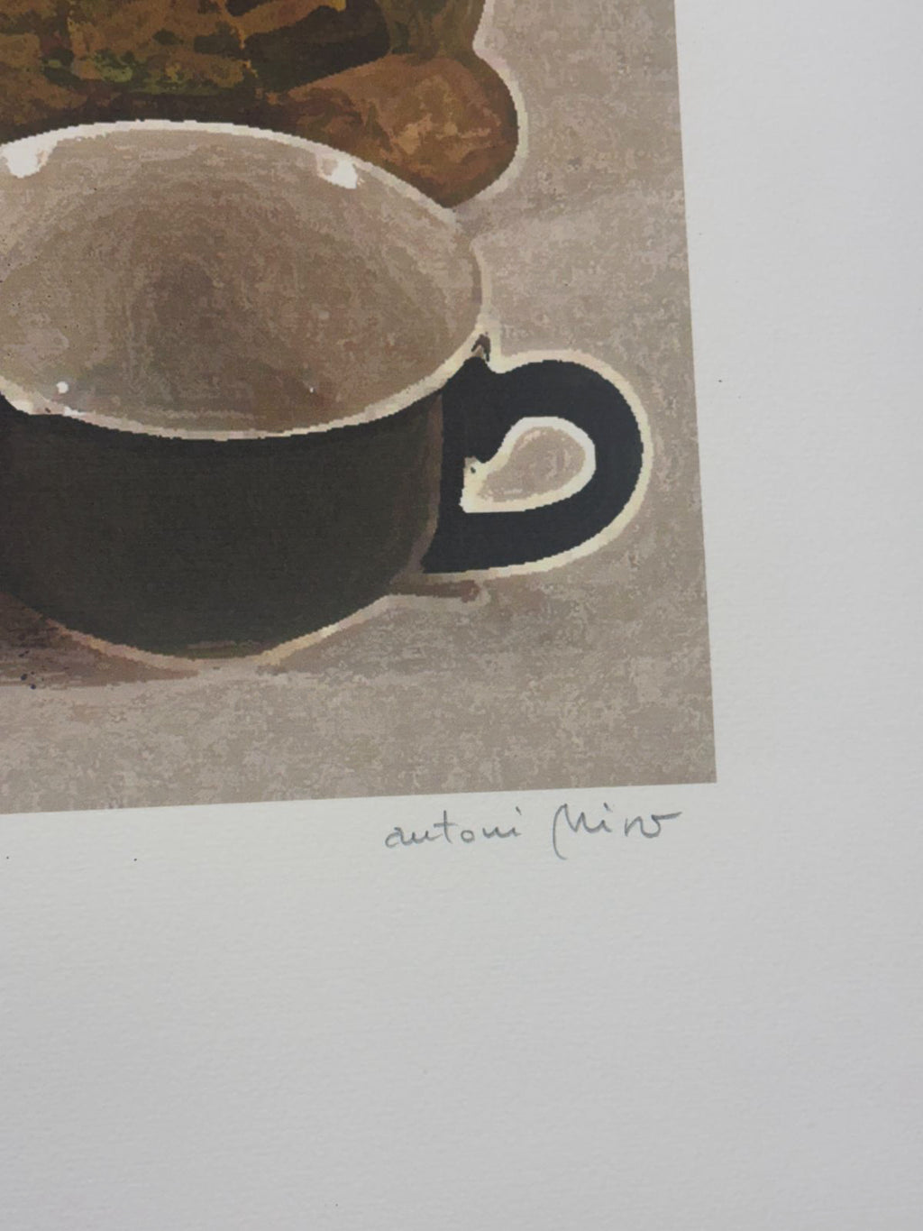 Antoni Miró Bravo "Mirall de Ficcions" P.T. Limited Signed Wall Art 55L x 75W cm