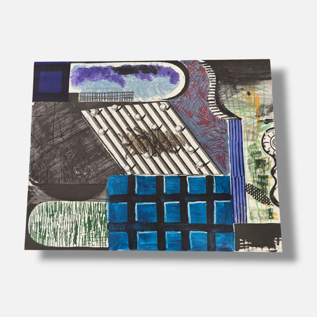 Abraham Lacalle Marcos "Sin Titulo I" E/U 2004 Limited Signed Wall Art Print