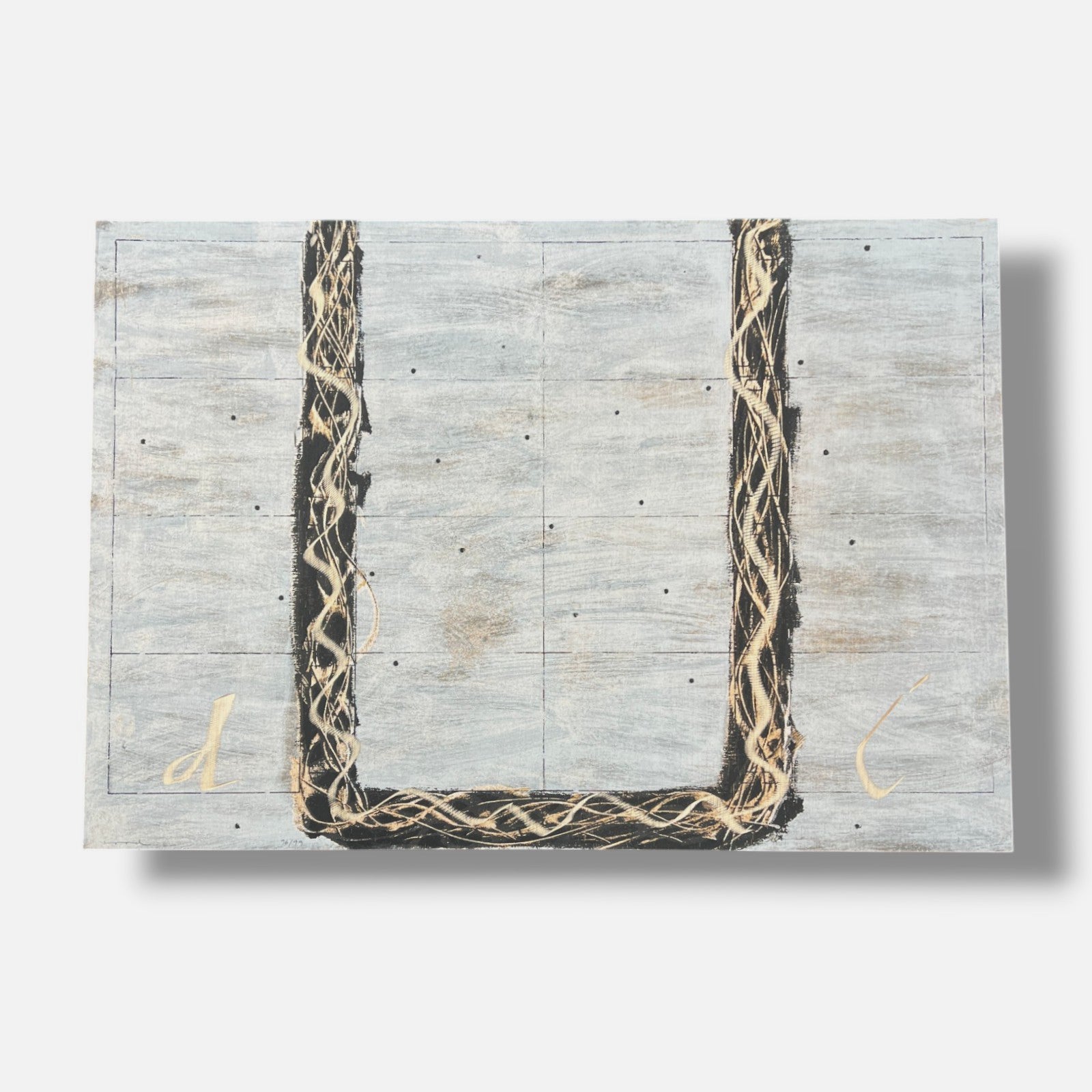 David Israel Pérez Aznar "Cruzar La Puerta (Blanco)" Limited Fine Wall Art Print