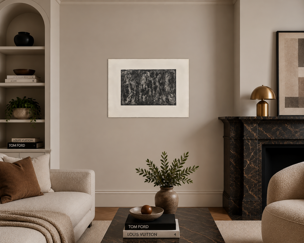 Diego Romero "Sin Titulo I" /12 Limited Signed Unframed Fine Wall Art 50Lx70W cm