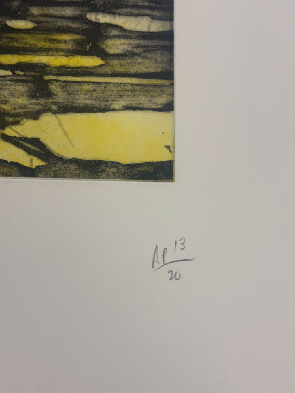 Donald Sultan "Oil Fields, September 2004" 2005 A.P. Limited Signed Art 58x68 cm