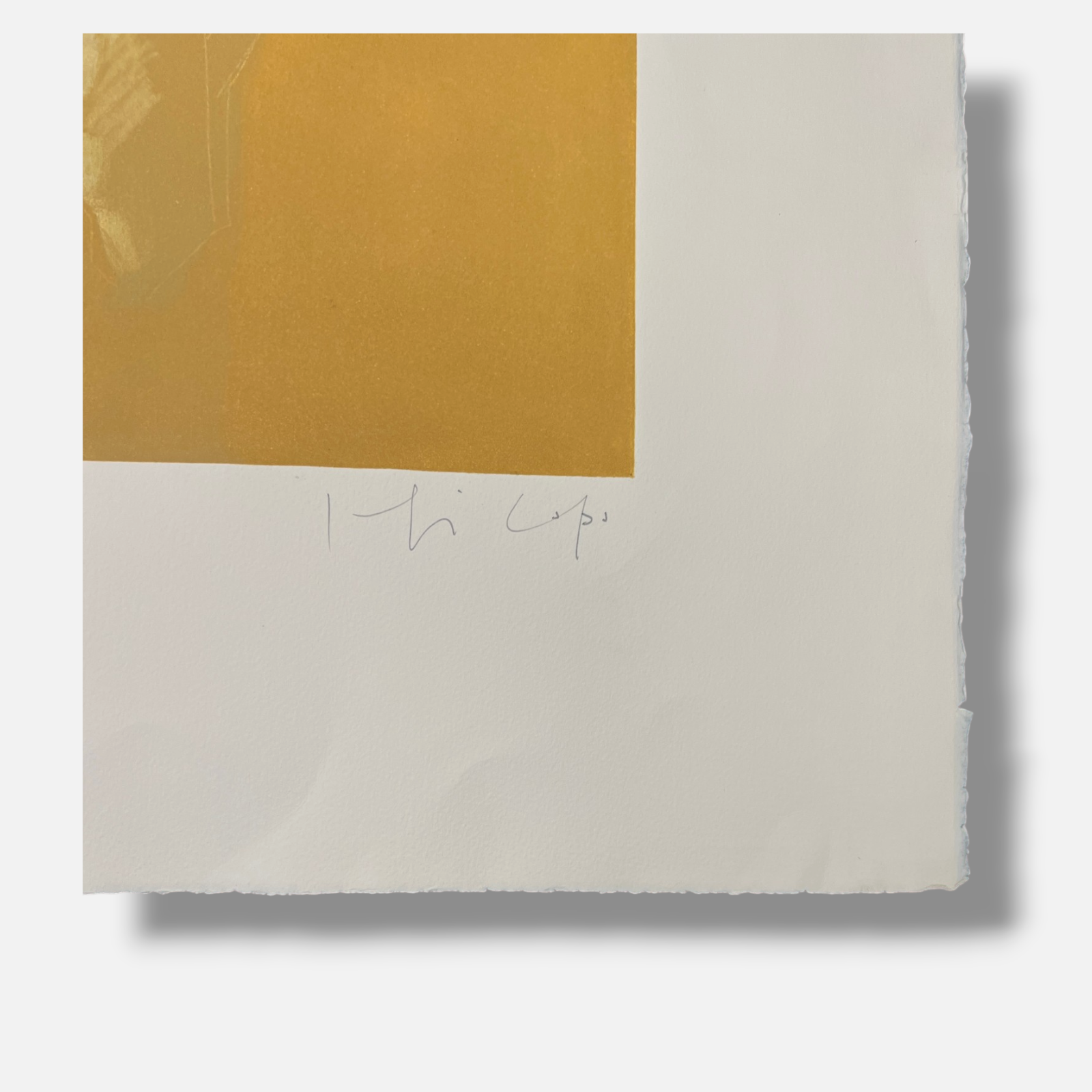 Joaquín Capa Eiriz "Ocher Space" Limited Signed Fine Wall Art Print