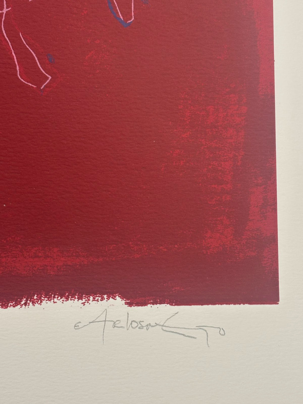Carlos Neto "Espejo De Manos III" 2005 Signed Limited Fine Wall Art Print 70x100