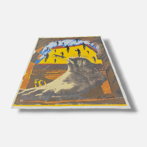 Aldo Menendez "Pie De Rey" 2002 Limited Signed Fine Wall Art | 102 x 79 cm