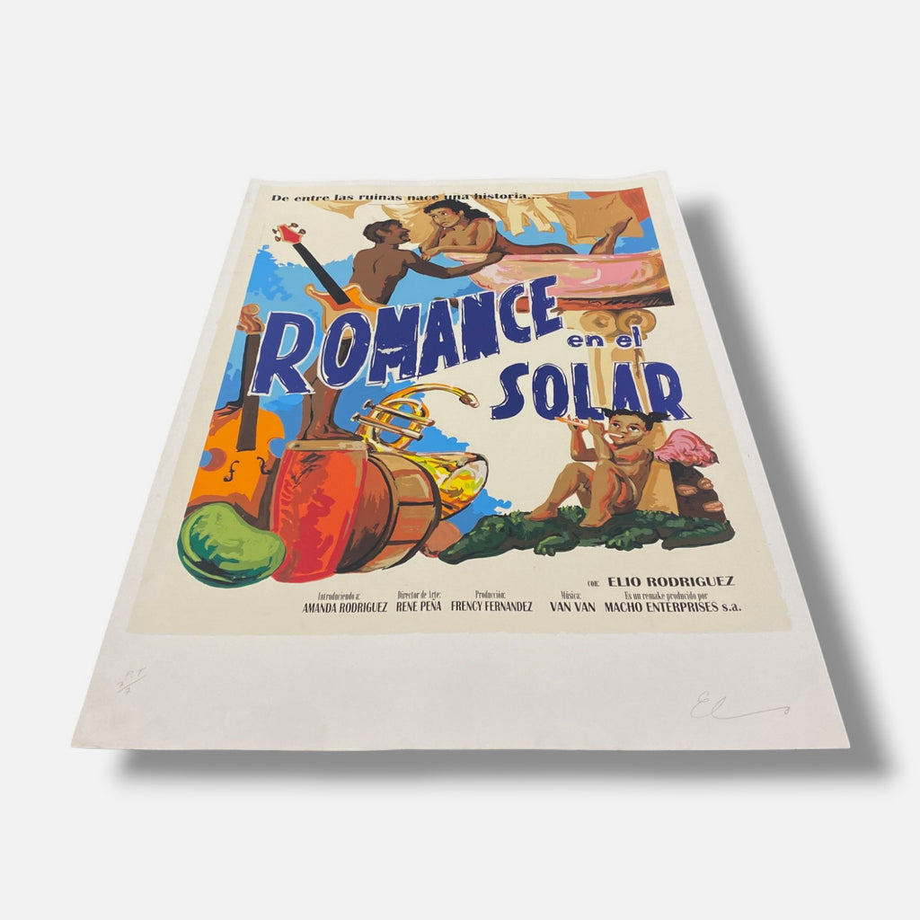 Elio Rodriguez "Romance En El Solar" 2005 P.T, Fine Wall Art Print | 100 x 70 cm