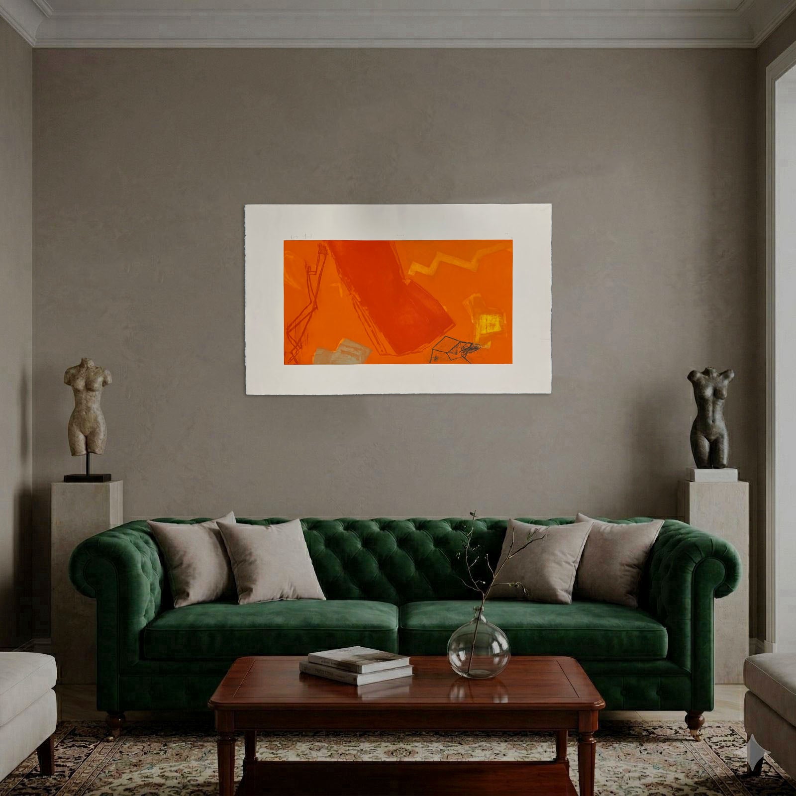 Joaquín Capa Eiriz "Orange" 2000 Limited Signed Fine Wall Art Print