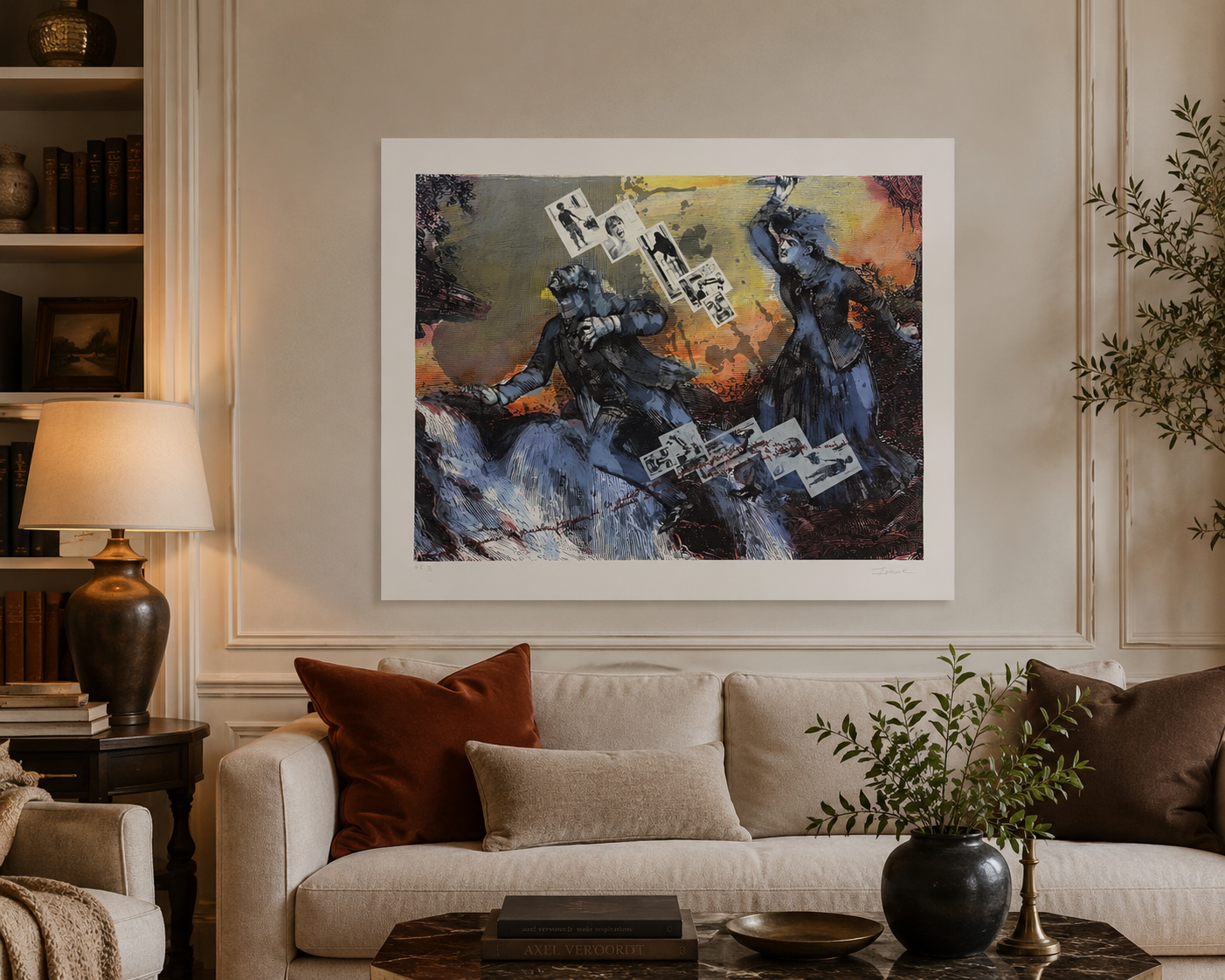 Ivonne Ferrer "La Amante Asesina" H.C. Limited Signed Fine Wall Art 68L x 85W cm