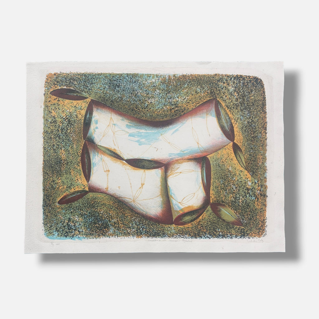 Nélida López Martínez "Huellas en el Musgo / Cosecha" B.A.T. Limited Signed Art