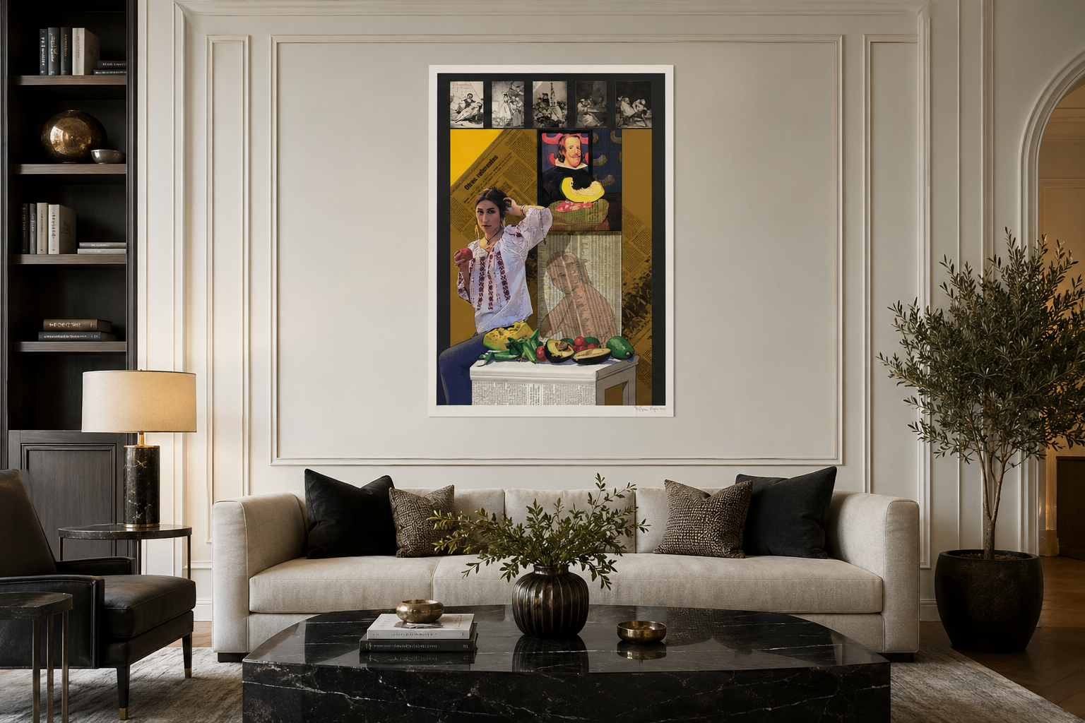 Herman Braun-Vega "¿La realidad es así?" 2004 Limited Signed Art, 100L x 70W cm