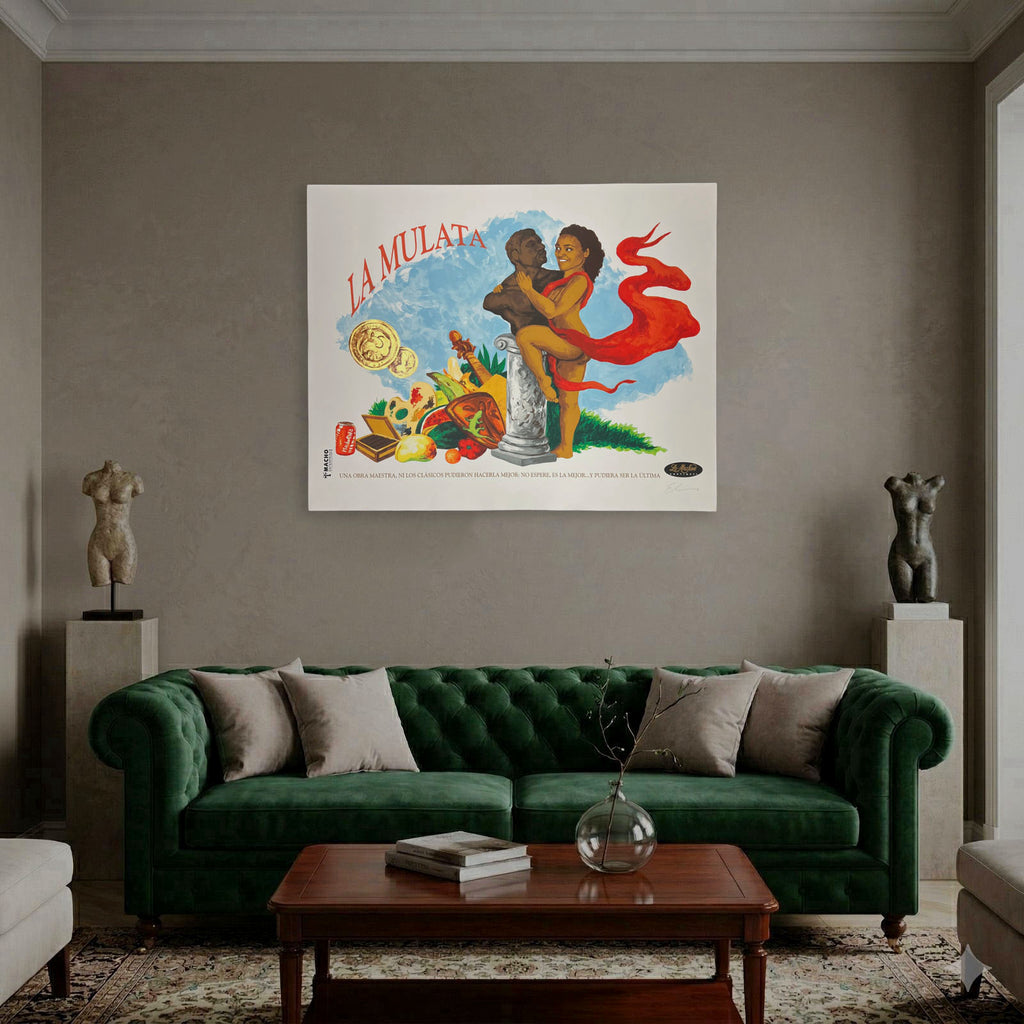 Elio Rodriguez "La Mulata" 2006, Limited Signed Wall Art Print | 100 x 80 cm