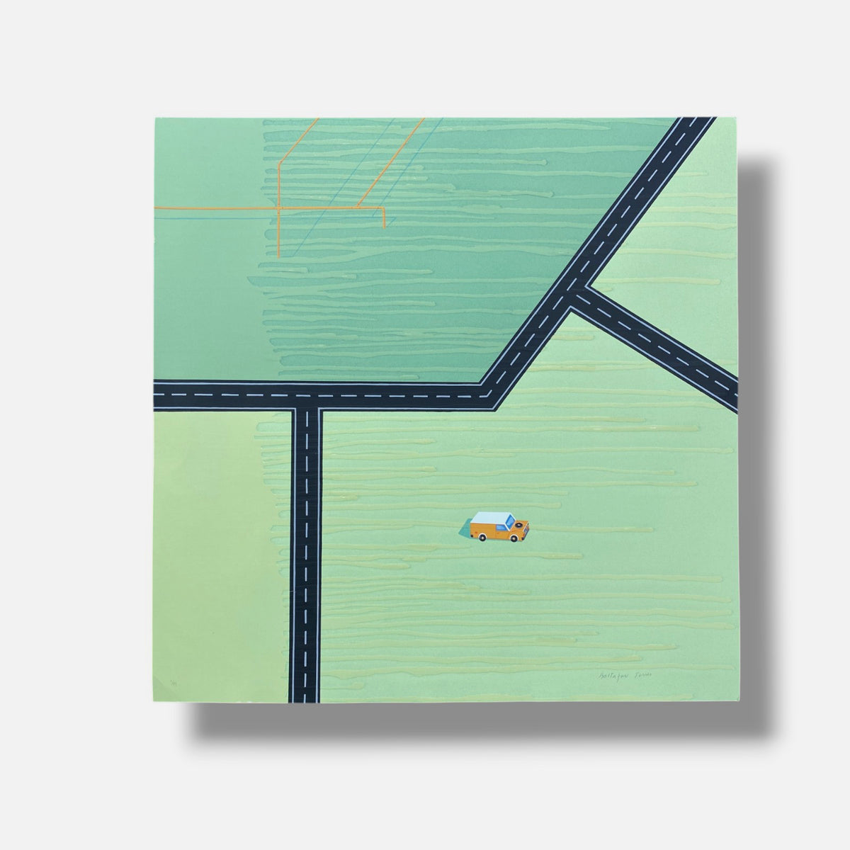 António Nascimento Baltazar Torres "Perdido" 2005 Limited Signed Wall Art, 73x73