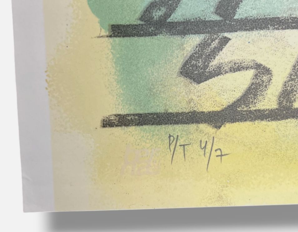 Dennis Oppenheim "Study for Appliance" P.T., Limited Signed Fine Wall Art Print
