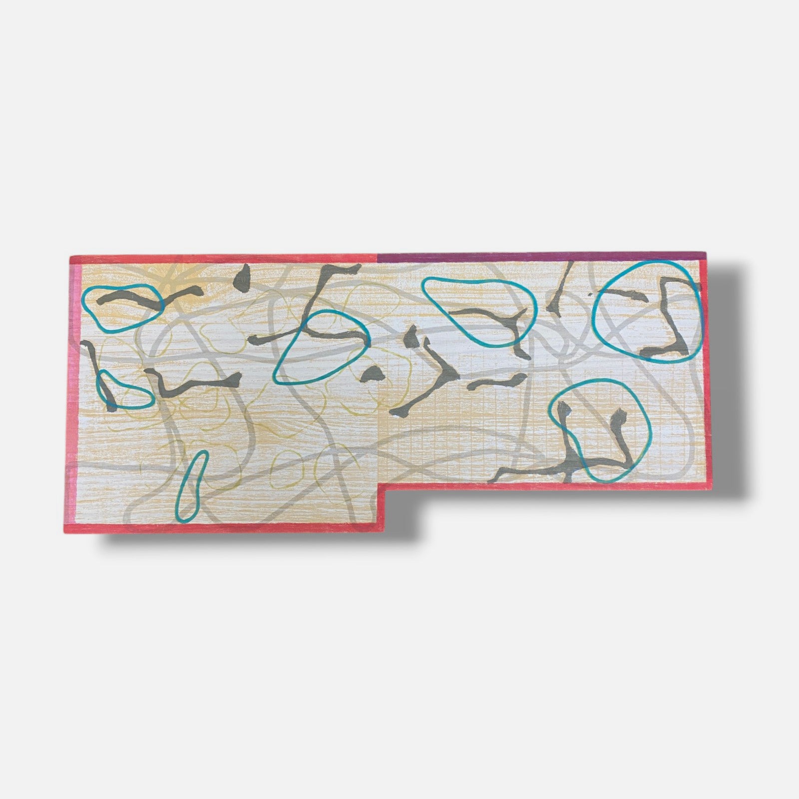 Alejandro Corujeira "¿Qué Contienen Tus Ojos?" Signed Fine Wall Art 10.5 x 24.5"