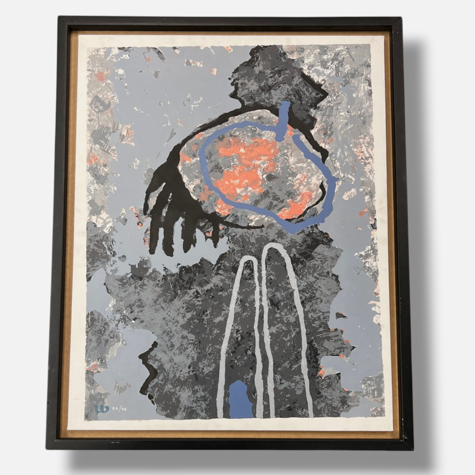 Carlos Sánchez "Tension",1995 Limited Signed Fine Framed Wall Art