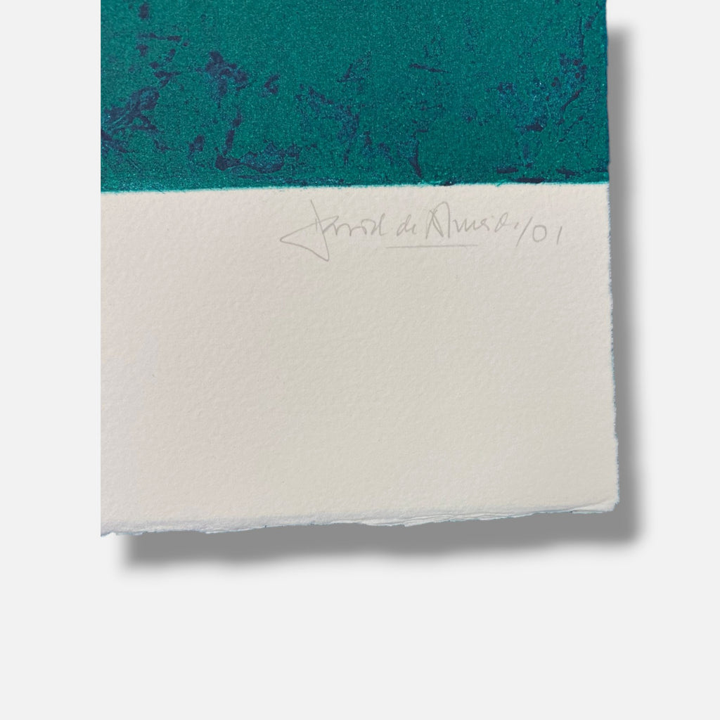 David de Almeida "S/T (Campo)" B.A.T. 2002 Limited Signed Wall Art Print,56x56cm