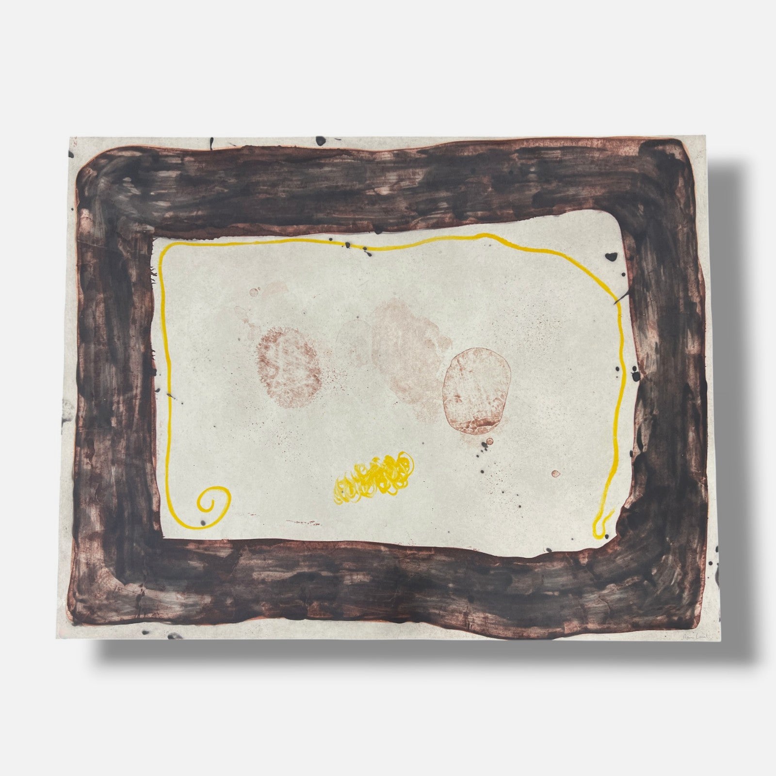 Ramón Canet Font "Sin Titulo I" 2004 Limited Signed Wall Art, 100 x 128 cm