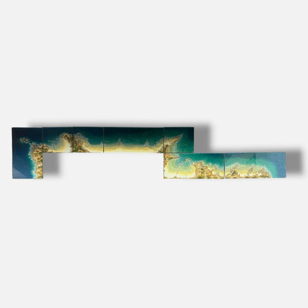 Henry Ramirez "Meu mar de dua-vidas" 2003 Limited Framed Fine Wall Art 40x180 cm