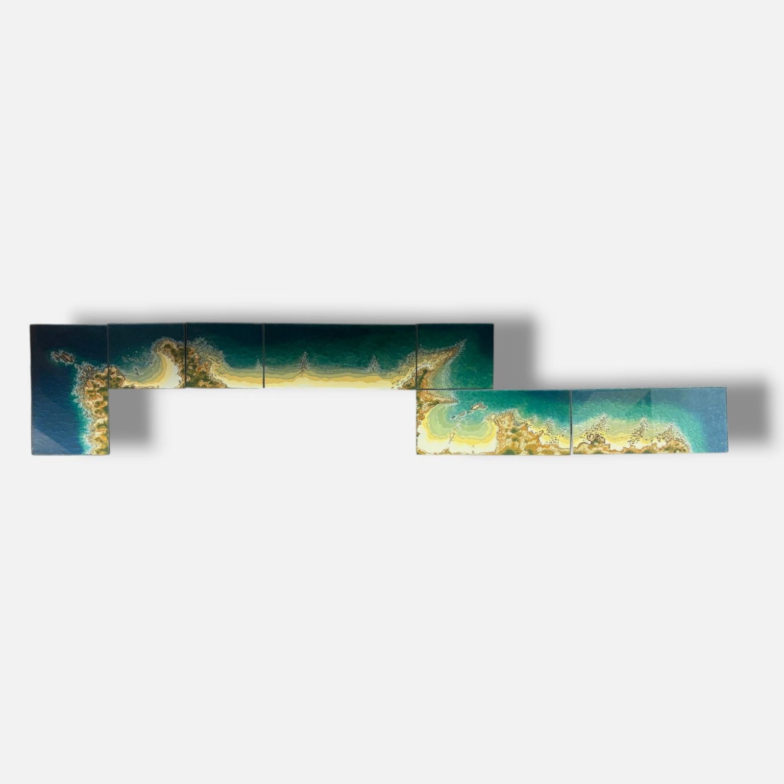 Henry Ramirez "Meu mar de dua-vidas" 2003 Limited Framed Fine Wall Art 40x180 cm