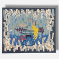 Mª Luisa Sanz García Muro ''Plátano Azul (Azul/Azul Claro)'' Limited Signed Art