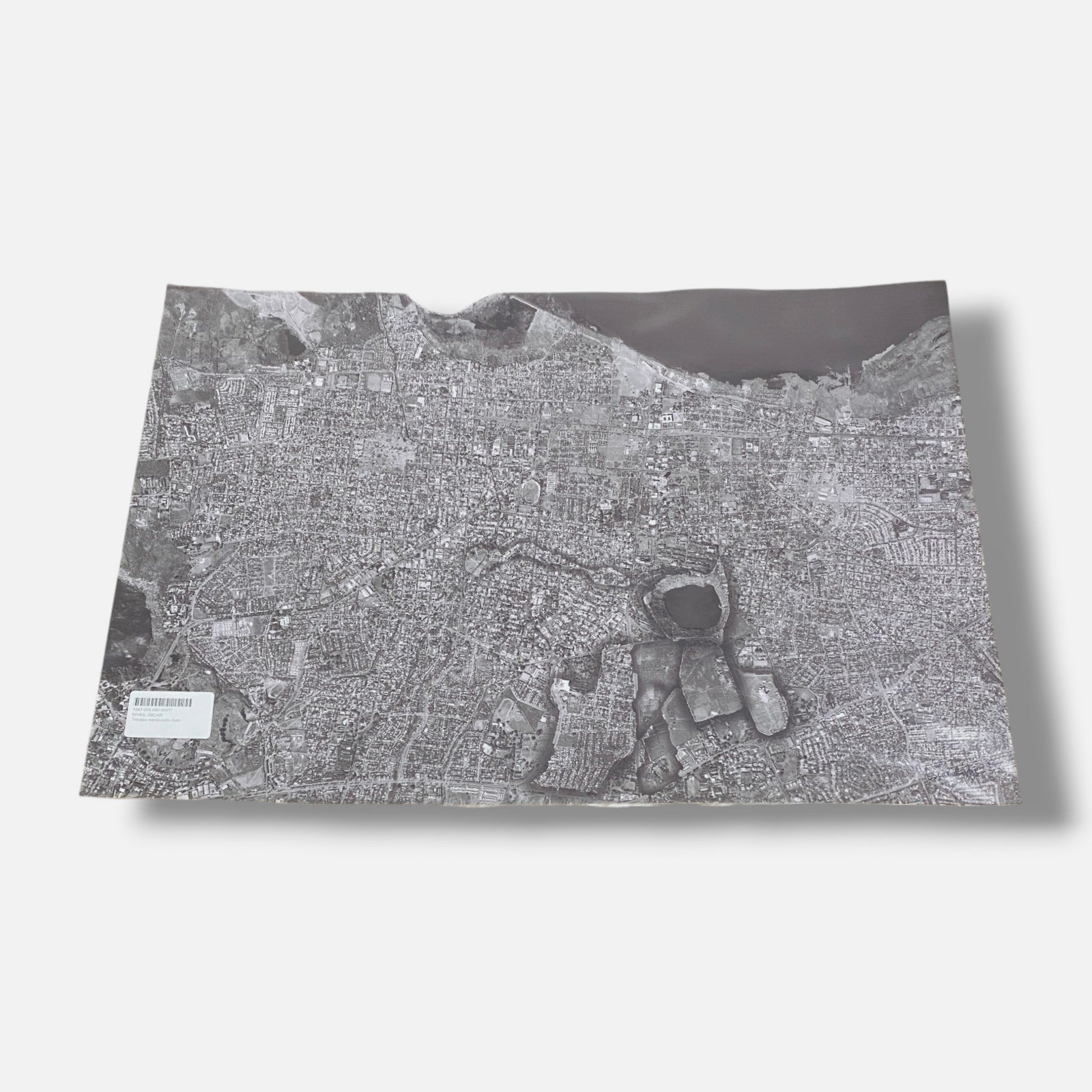Oscar Rivas Lamus "Tiscapa manipulado - Gato" Photography Wall Art, 27.5 x 18.5"