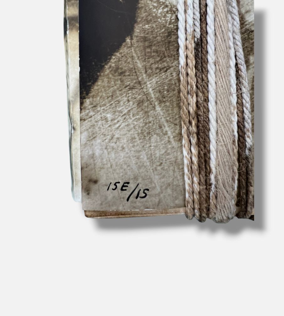 José Manuel Fors "Atados de memoria "E" 2005, Book Collage Fine Art
