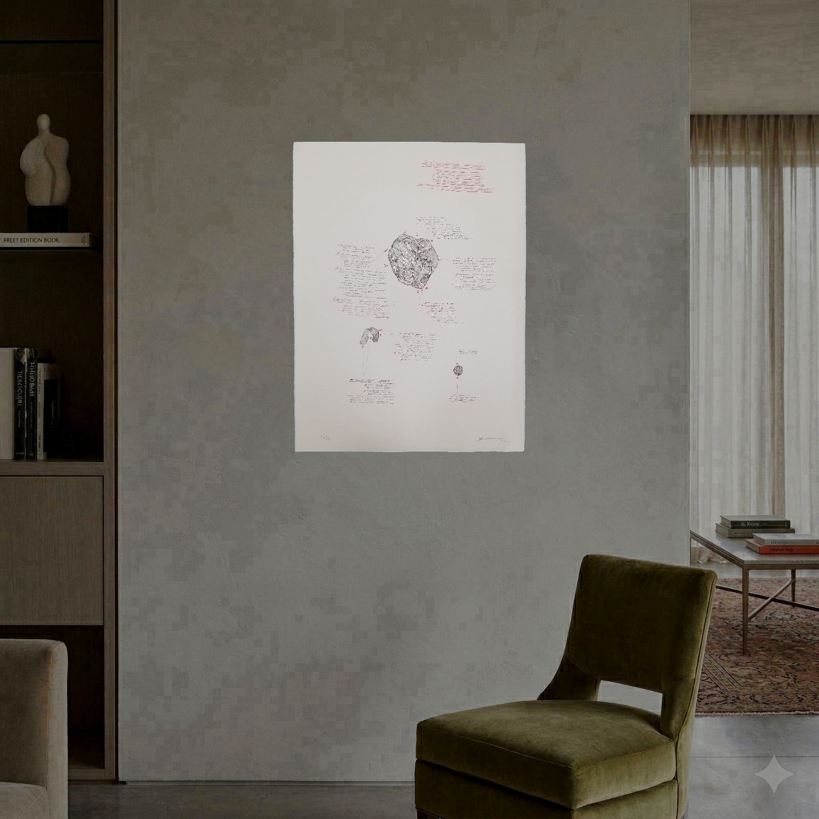 Tamara Zaitseva "Estudio Para Un Sueño I" P.T. 2004 Limited Signed Fine Wall Art