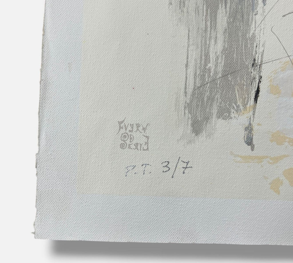 Enzo Esposito "Sin Titulo" P.T. 2002 Limited Signed Wall Art Print | 86 x 76 cm