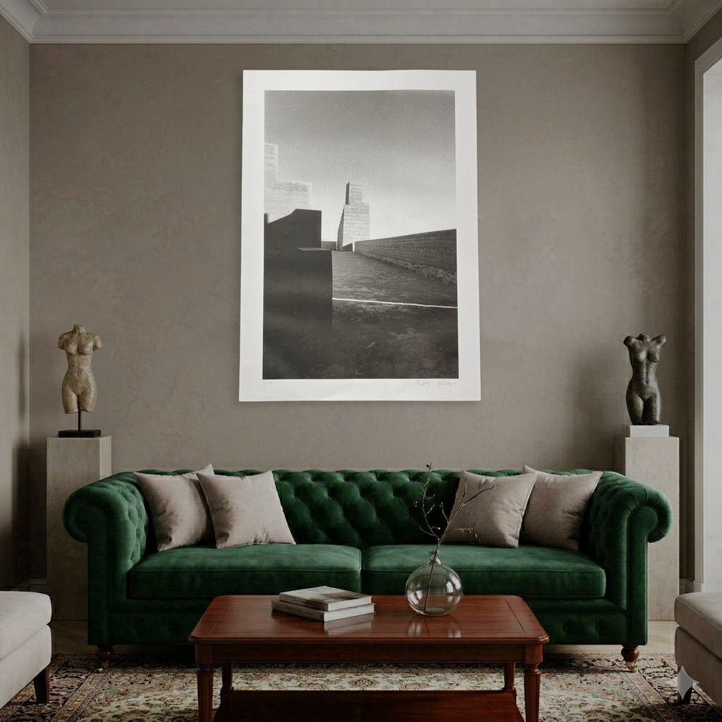 Hannsjörg Voth "Stadt Des Orion II" P.T. 2004 Limited Signed Wall Art, 76x105 cm