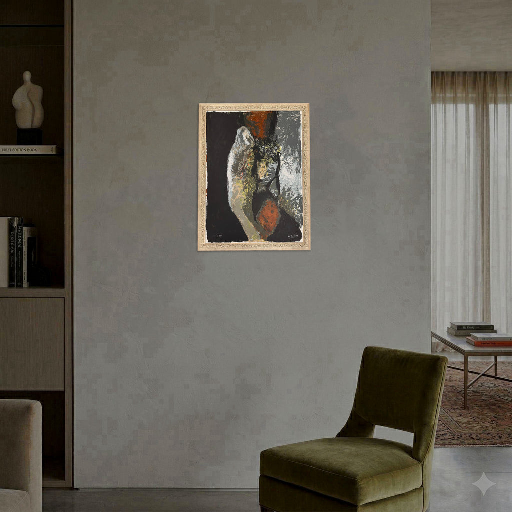 Rufi Taramona "Haira" 1995 Limited Signed Fine Framed Wall Art