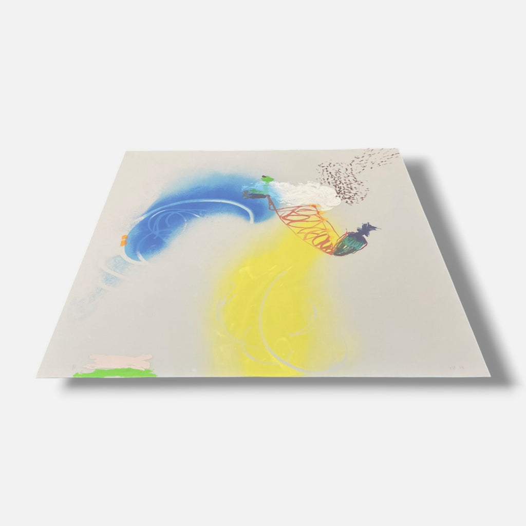 Isabel Martínez Rubio "Saliendo Del Aire" 2006 Limited Signed Wall Art, 80x80 cm