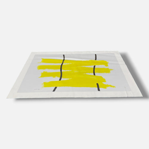 Agustín Ibarrola "Amerillo" P.T. 2001 Limited Signed Wall Art | 72 x 100 cm